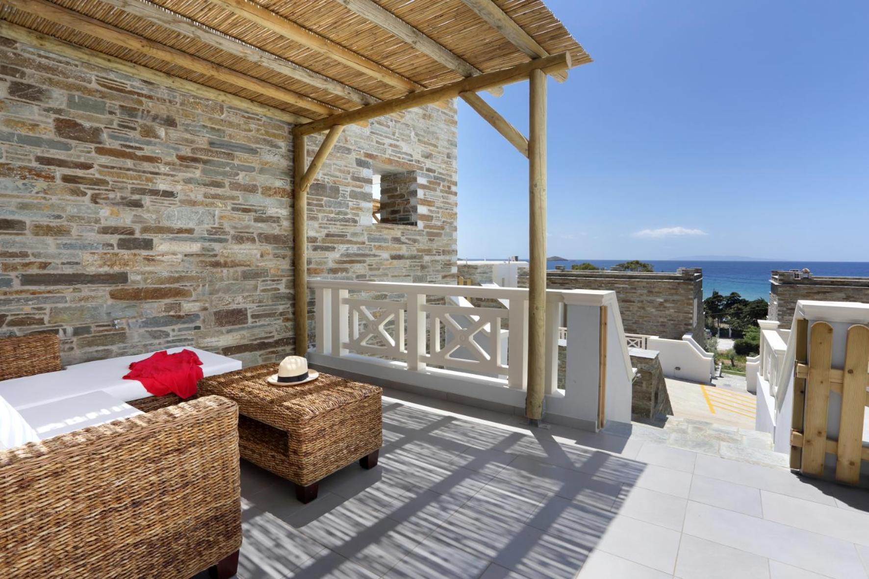 Aithra -Agios Petros Andros Villa Гаврион Стая снимка