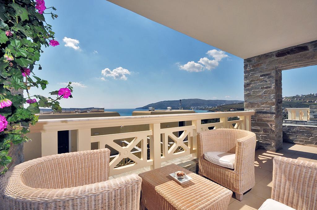 Aithra -Agios Petros Andros Villa Гаврион Екстериор снимка